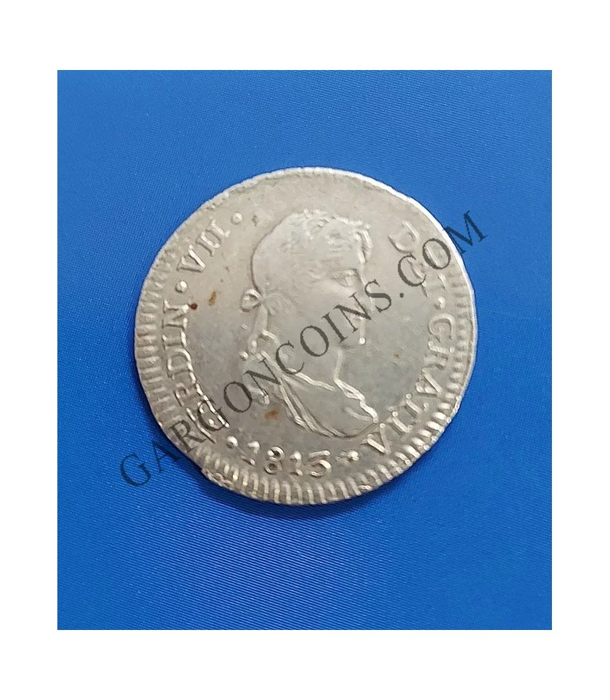 Fernando VII  1 Real 1813 Lima JP  Rara y MBC