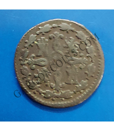 Carlos IV 2 Maravedís 1798 ceca de  Segovia 