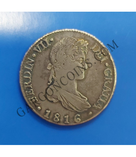 Fernando VII 8 reales Madrid 1816 G J