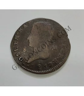 José Napoleón 8 Maravedies 1813 de Segovia MBC