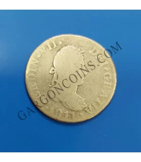 Fernando VII  2 Reales 1811 Cadiz C I  