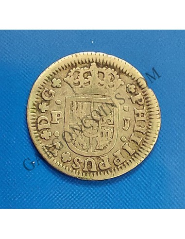 Felipe V  1/2 Real de Sevilla  1738 ensayadores P J