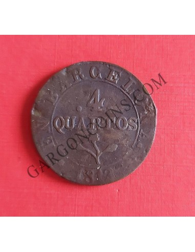 José Napoleón 4 Quartos de Barcelona del 1813