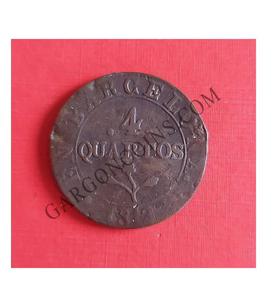 José Napoleón 4 Quartos de Barcelona del 1813