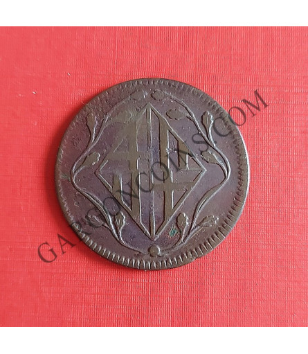 José Napoleón 4 Quartos de Barcelona del 1814 MBC