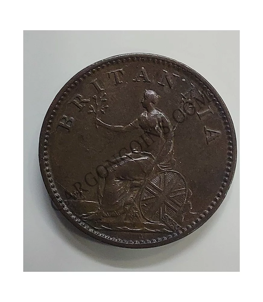 Gran Bretaña George III  Farthing 1806 KM 661 S/C