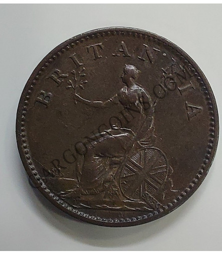 Gran Bretaña George III  Farthing 1806 KM 661 S/C