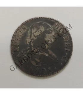 Carlos IV  2 Reales 1801 Sevilla CN MBC