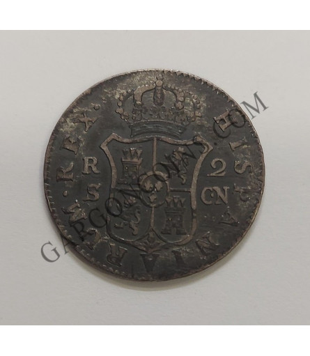 Carlos IV  2 Reales 1801 Sevilla CN MBC