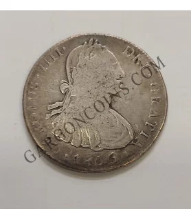 Carlos IV 8 Reales 1806 Potosí P J