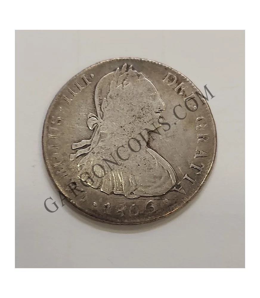 Carlos IV 8 Reales 1806 Potosí P J