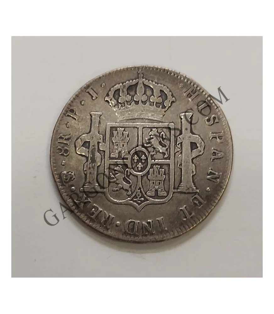 Carlos IV 8 Reales 1806 Potosí P J