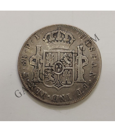Carlos IV 8 Reales 1806 Potosí P J
