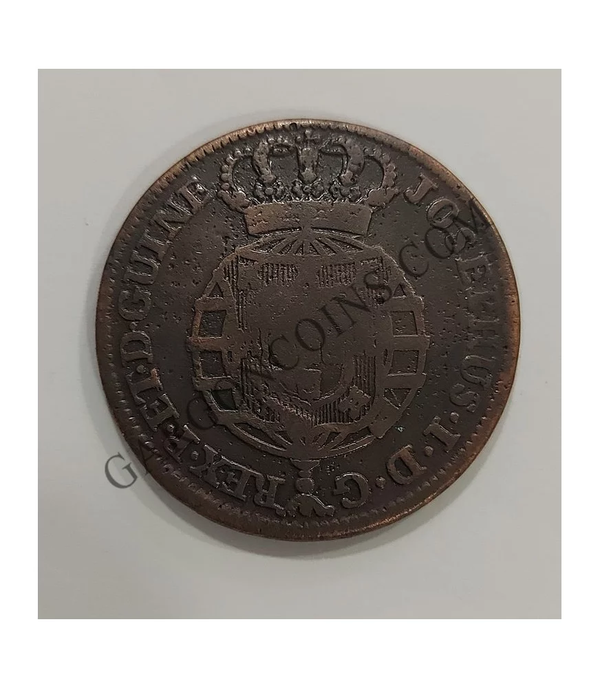 Africa portuguesa (Angola) 1763 1 macuta resellado