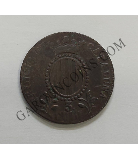 Isabel 2ª  3 Quartos 1846 Principado de Cataluña