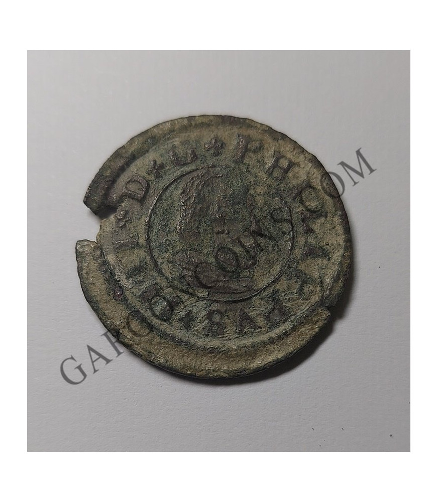 Felipe IV 16 Maravedís 1663 de Segovia y ensayador BR sin puntos