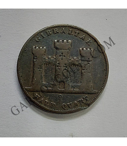Gibraltar Half Quarter 1842 Gibraltar Half Quarter 1842