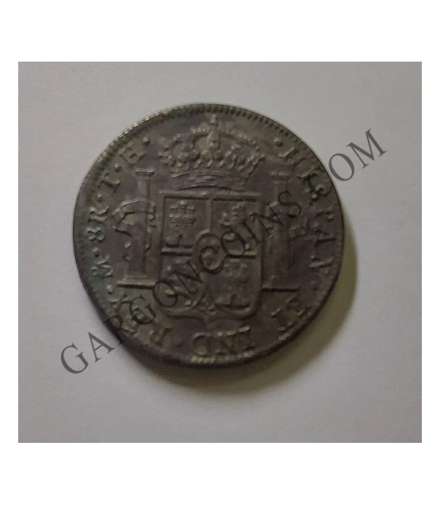 Carlos IV 8 Reales Mexico T H 1806 EBC pátina original