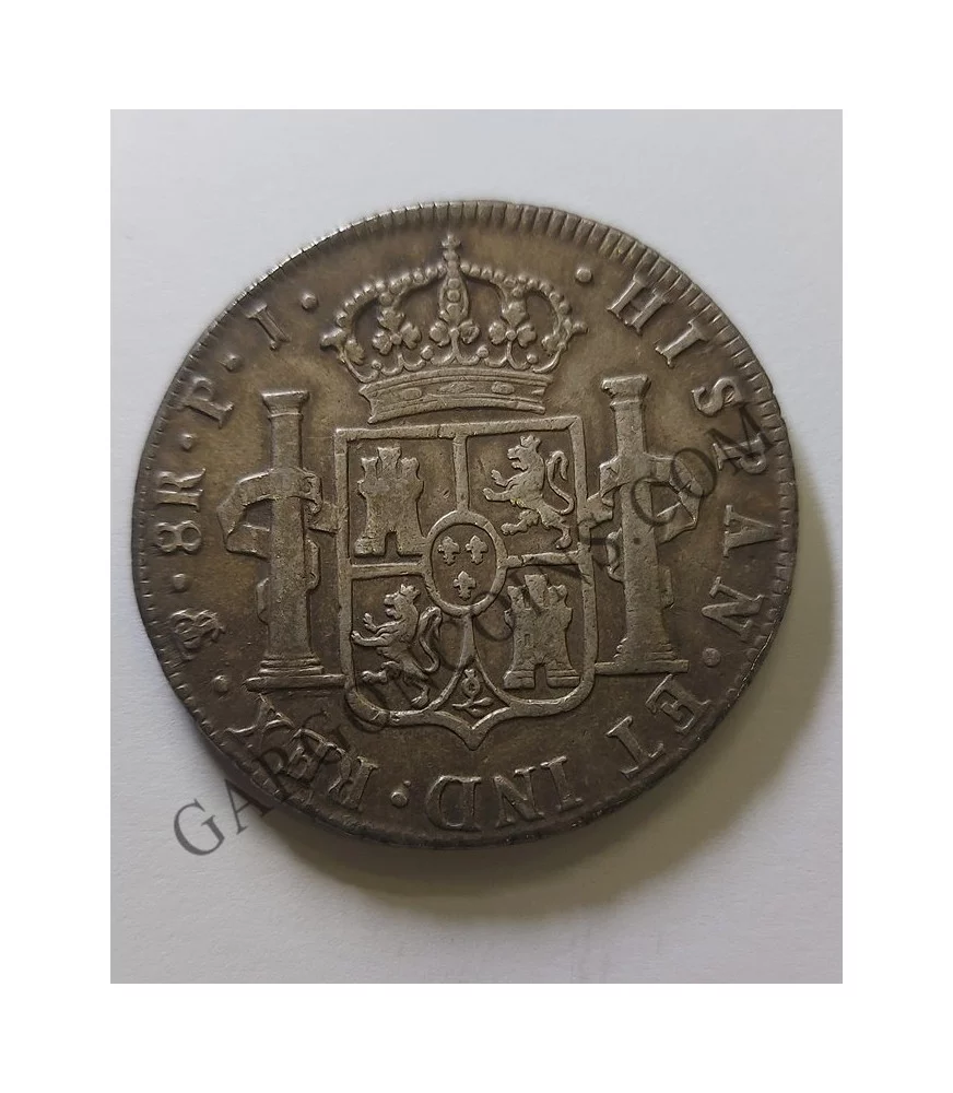 Carlos IV 8 Reales 1808 MBC Potosí P J