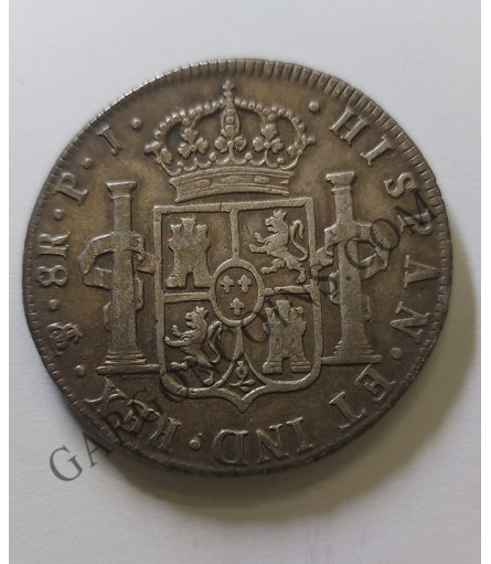 Carlos IV 8 Reales 1808 MBC Potosí P J