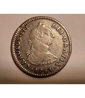 Carlos III 1 Real 1781 ceca de Méjico FF ebc
