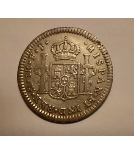 Carlos III 1 Real 1781 ceca de Méjico FF ebc