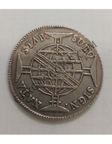 Portugal Joannes VI 960 Reis del 1816 acuñada sobre 8 reales españoles