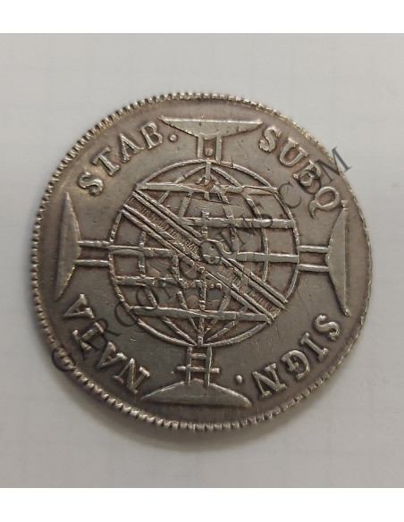 Portugal Joannes VI 960 Reis del 1816 acuñada sobre 8 reales españoles