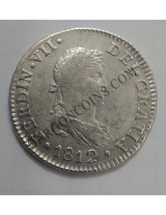 Fernando VII  2 Reales 1812  Cadiz C I en  EBC