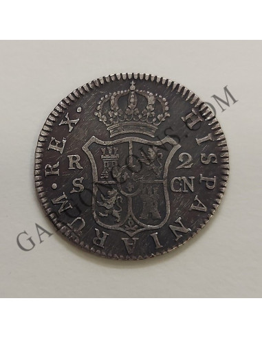 Carlos IV  2 Reales 1808 Sevilla CN 