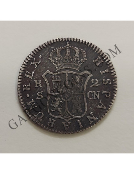 Carlos IV  2 Reales 1808 Sevilla CN 
