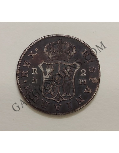 Carlos III 2 Reales de 1774  ceca Madrid PJ