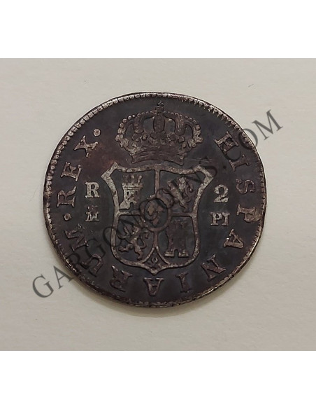 Carlos III 2 Reales de 1774  ceca Madrid PJ