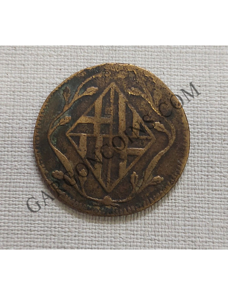 José Napoleón 4 Quartos de Barcelona del 1812 Fundida