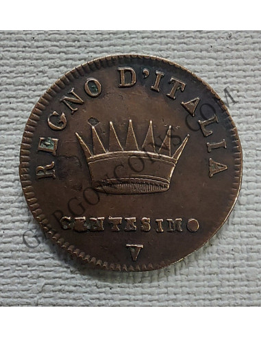 Italia 1  Centésimo de Napoleón I ceca de Venecia del 1808