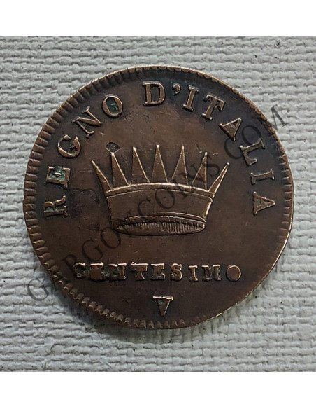 Italia 1  Centésimo de Napoleón I ceca de Venecia del 1808