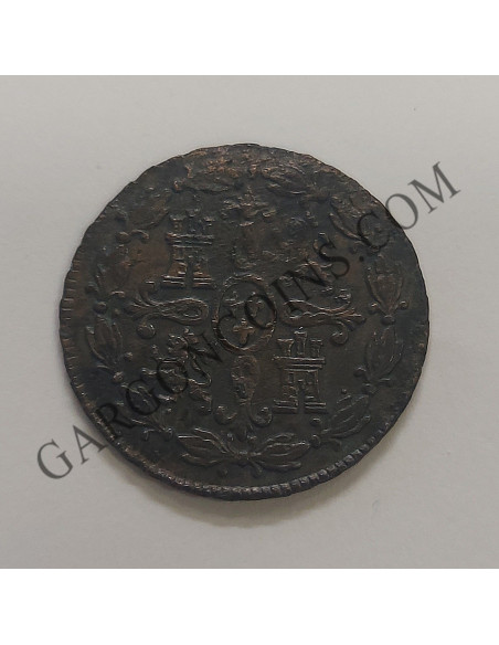 Carlos III  4 Maravedís Segovia del 1775 EBC+