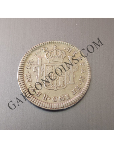 Carlos III 1 Real 1783 ceca de Lima