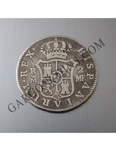 Carlos IV 2 Reales 1791 Madrid M F