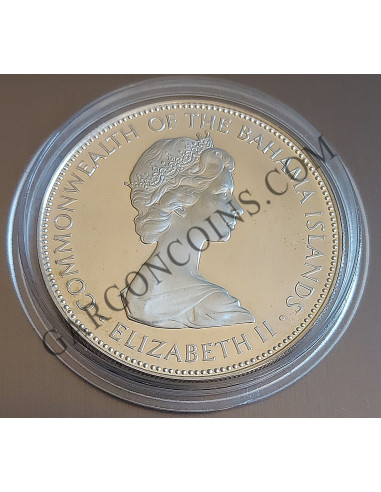 Bahamas Commonwhealth 5 Dolares 1973 KM 33