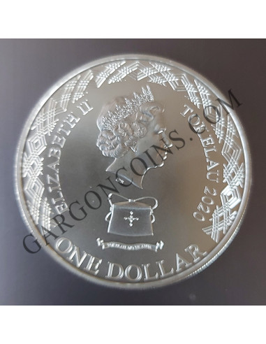 Tokelau 1 Dolar 2020 Nuestra Señora de Loreto   coloreada