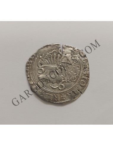 Reyes Católicos 1 Real  ceca de Sevilla  (S *7p)