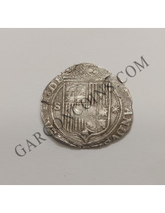 Reyes Católicos 1 Real  ceca de Sevilla  (S *7p)