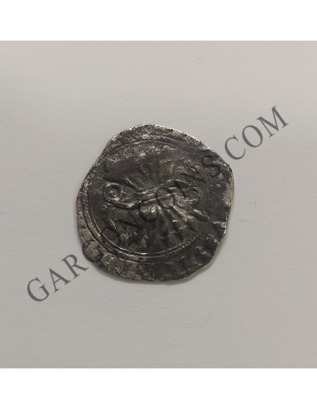 Reyes Católicos 1/2 Real  ceca de Sevilla  (S *7p) Segunda emision