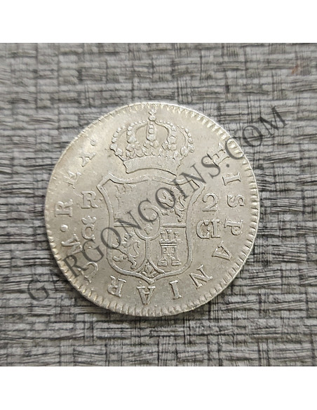 Fernando VII  2 Reales 1812  Cadiz C I en  EBC