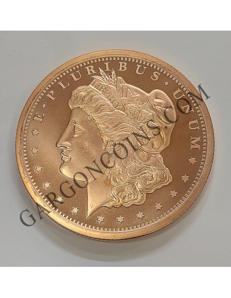 Espectacular pieza de 5 onzas de cobre puro de Golden State Mint