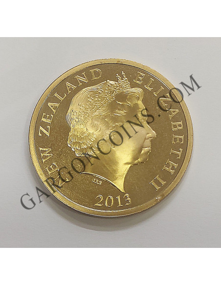 Nueva Zelanda 1 Dolar Motivo:El Hobbit: La desolación de Smaug - Bardo el Arquero del 2013 Proof