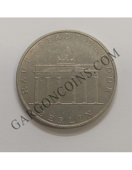 República Democratica Alemana DDR 5  Marcos   1971 ceca A Berlín  RDA