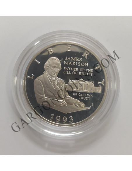USA 1/2 Dolar 1993 Proof James Madison