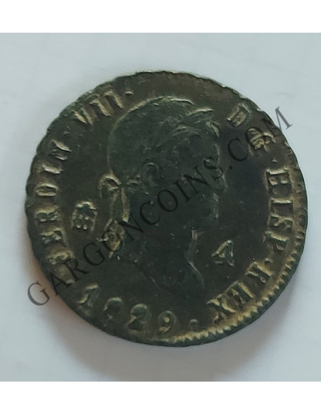 Fernando VII  4 maravedis 1829 Segovia MBC